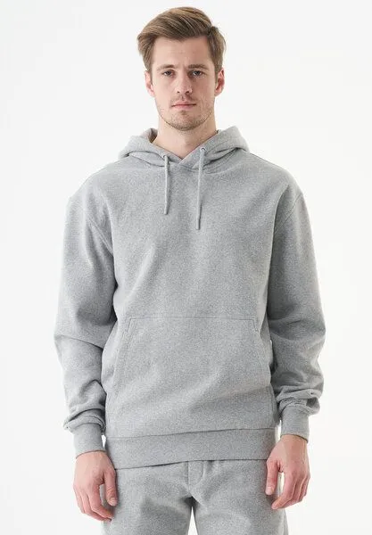 ORGANICATION ORGANICATION ESSENTIALS-HALKI-Unisex Soft Touch Hoodie aus Bio-Baumwolle, Grey melange, – Produktbild 1 von 3