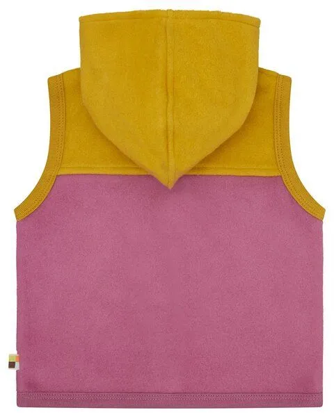 loud + proud loud + proud Babys & Kinder Weste aus Baumwoll-Fleece, GOTS-zertifiziert, Grape(lila), – Produktbild 1 von 3