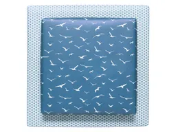 MY PRETTY CIRCUS 3 Bogen My Pretty Circus Recycling-Geschenkpapier "Birds + Dots" petrol, 48 x 67 cm – Produktbild 1 von 1