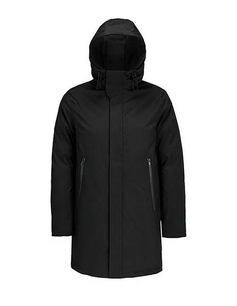 NEOBLU NEOBLU Unisex Parka Lange gefütterte Winterjacke Jacke Wasserdicht Gefütterte Kapuze, Schwarz, – Produktbild 2 von 4