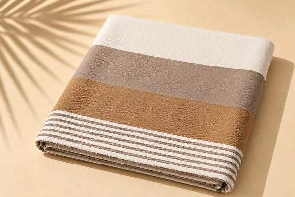 Sandiik Sandiik Strandtuch Multicolor aus Biobaumwolle in 2 Größen, Bunt, – Produktbild 2 von 8