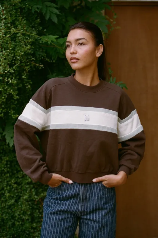 Nénés Nénés Damen vegan Sweatshirt Aria Braun, Braun, – Produktbild 2 von 2