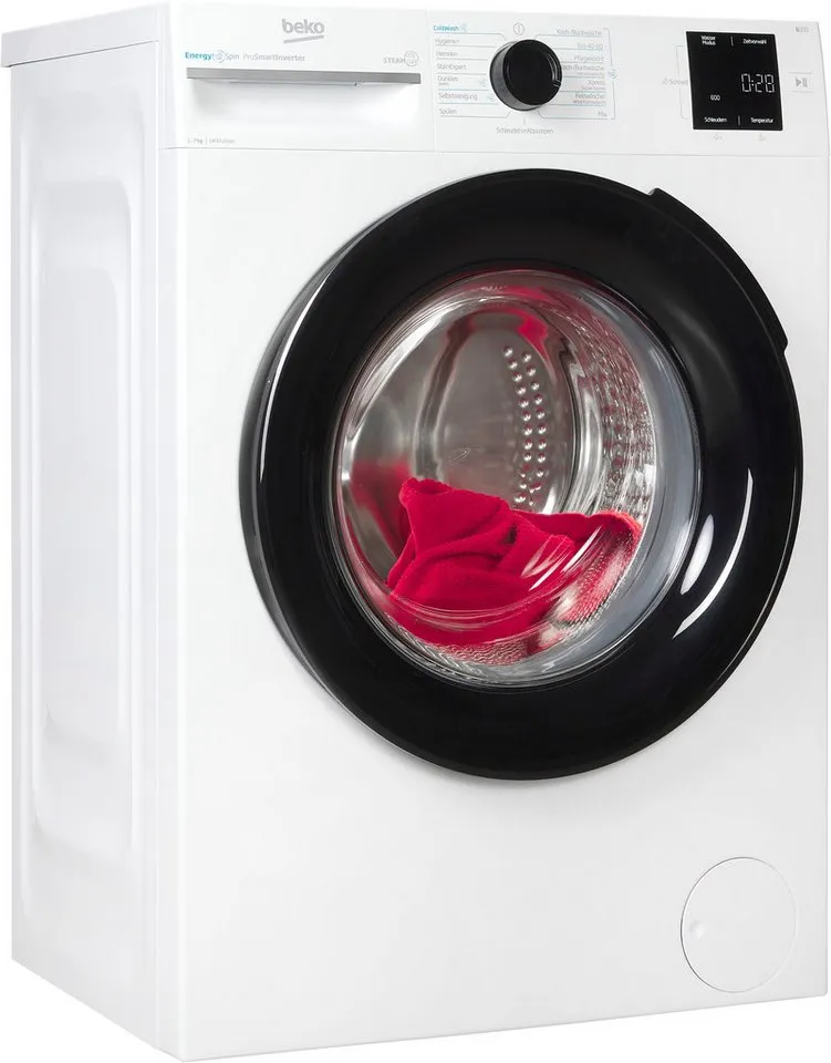 Beko Beko BM3WFU3741X, Weiß, – Produktbild 4 von 7