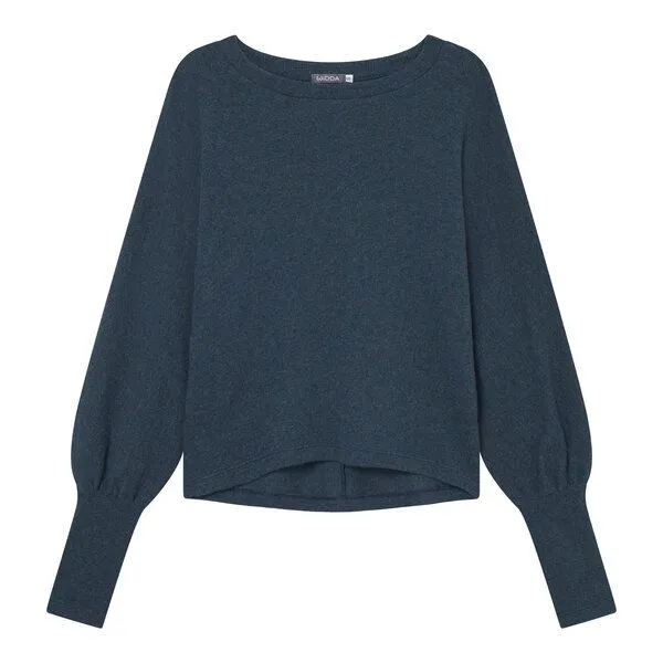 WiDDA berlin WiDDA berlin Pullover BOXI petrol aus recycelter Wolle – Produktbild 2 von 2