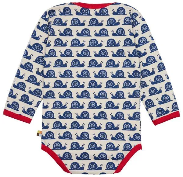 loud + proud loud + proud Babys & Kinder, Body Langarm, GOTS-zertifiziert, Ultramarine (blau), – Produktbild 1 von 5