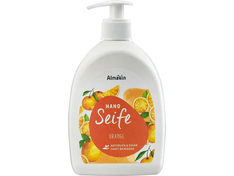 AlmaWin AlmaWin Flüssigseife "Orange" Spender, 500 ml – Produktbild 1 von 1
