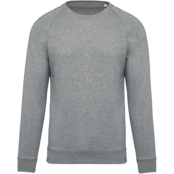 Greenspired Greenspired Herren Bio Raglan Sweatshirt 300g/m² S - 3 XL, Melange grau, – Produktbild 1 von 1