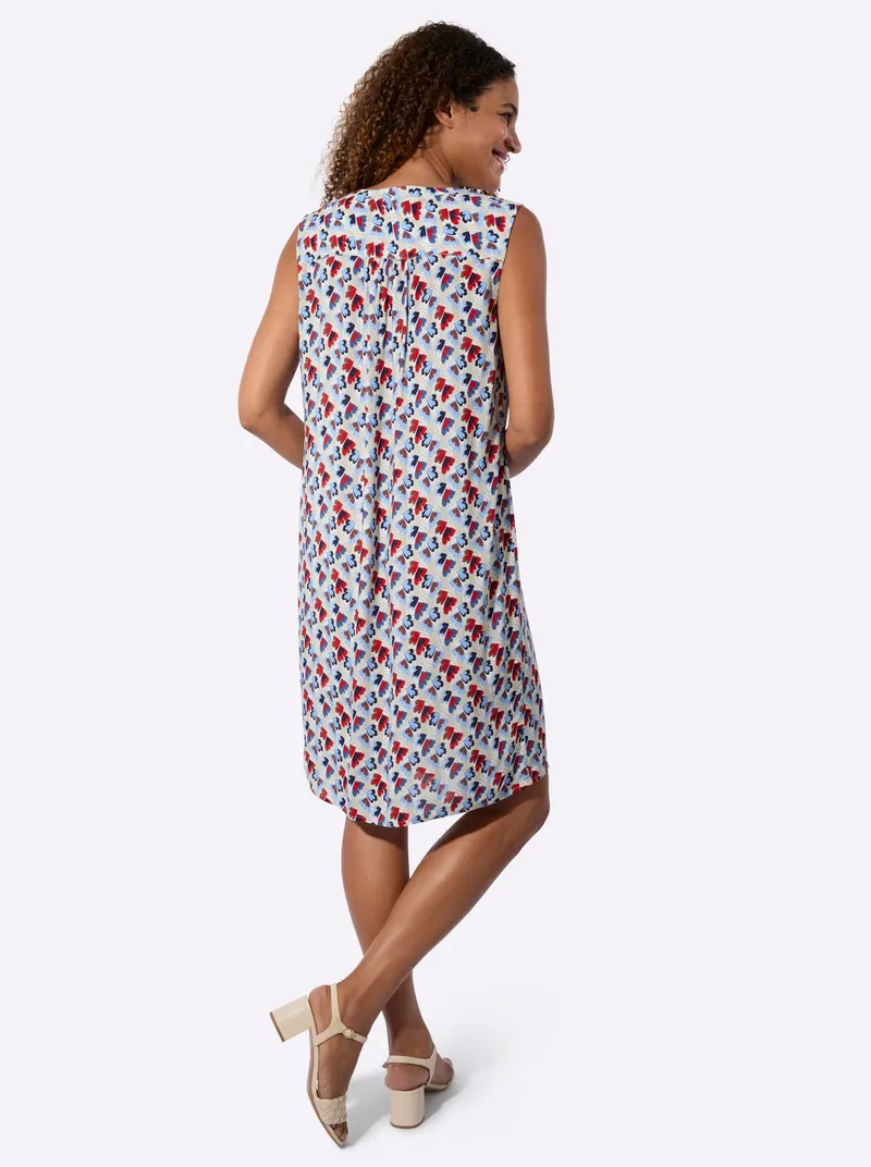 Witt Druckkleid, Himmelblau-erdbeere-bedruckt, – Produktbild 2 von 2