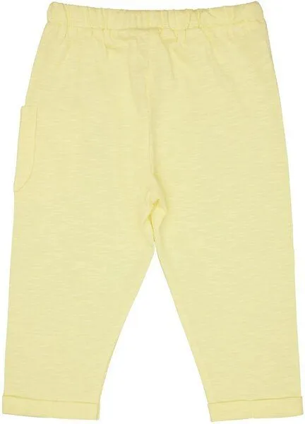 loud + proud loud + proud Babys & Kinder Hose Slub Jersey, GOTS-zertifiziert, Blonde(gelb), – Produktbild 2 von 2