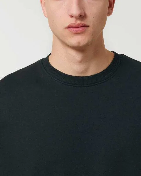 YTWOO YTWOO Dicker schwerer Sweater aus Bio-Baumwolle | Pullover oversized, Schwarz, – Produktbild 2 von 4