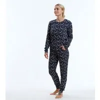 Gary Mash GARY MASH Pyjama Mary aus TENCEL Lyocell Mix, Holy moly (blau), – Produktbild 1 von 1