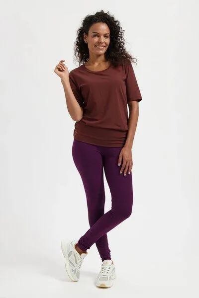 Urban Goddess Urban Goddess Dry Fit Yoga Shirt Kami, Marron (braun), – Produktbild 4 von 4