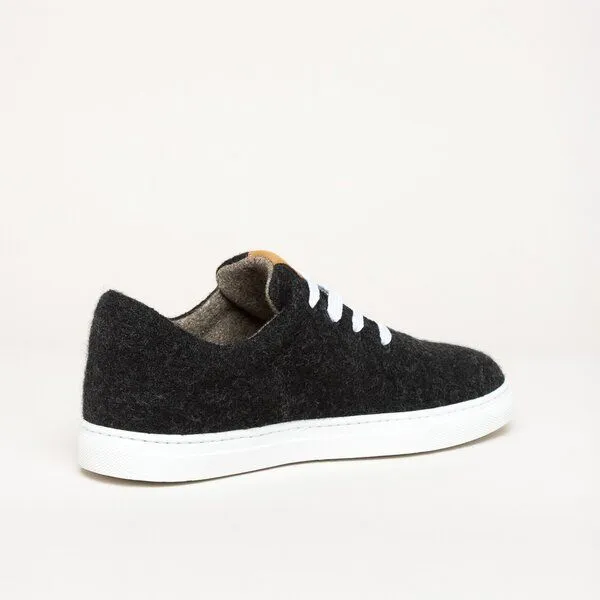 Gottstein Gottstein Wool Walker 101 - Woll Sneaker für Damen & Herren aus 100% Schurwolle, Schwarz, – Produktbild 4 von 4