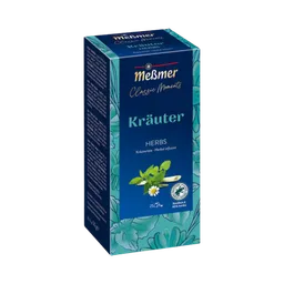 Meßmer Meßmer Classic Moments Kräuter, Kräutertee, Teebeutel im Kuvert, 2. Entnahmefach/displaytauglich, 50g – Produktbild 1 von 1
