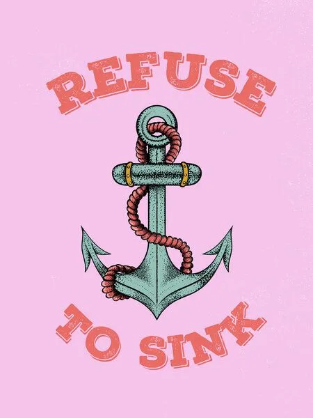 Photocircle Photocircle Poster / Leinwandbild - Refuse to sink – Produktbild 1 von 4