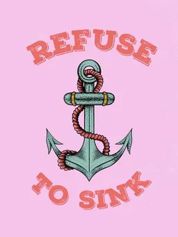 Photocircle Photocircle Poster / Leinwandbild - Refuse to sink – Produktbild 1 von 1