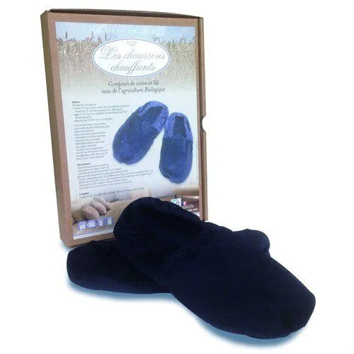 Eco-Conseil Eco-Conseil Wärmeschuhe mit Weizenkörnern, Schwarz, – Produktbild 2 von 2