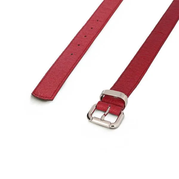 Nae Vegan Shoes Nae Vegan Shoes NAE Ordis Damen Gürtel aus Piñatex- Leder, Red, – Produktbild 2 von 2