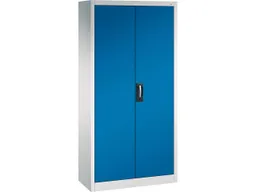 C+P C+P Stahlschrank mit Flügeltüren "Acurado" H1950xB930xT400mm, Lichtgrau/Enzianblau – Produktbild 1 von 1