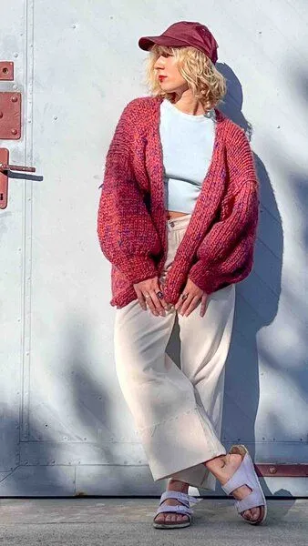 PANAPUFA PANAPUFA SEIDE MERINO Strickjacke aus Merinowolle – Produktbild 3 von 4