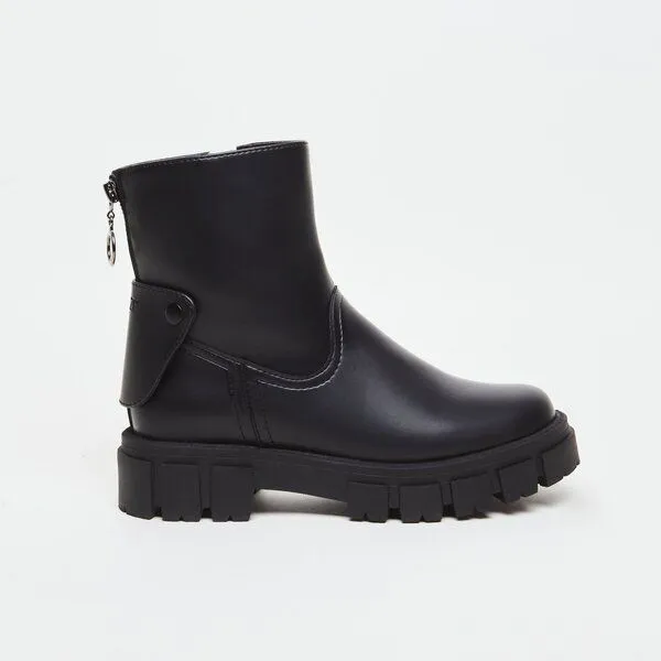 AGAZI AGAZI KAMA - 2 in 1 plant-based boots, Black, – Produktbild 4 von 4