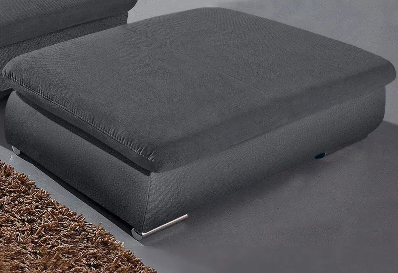 sit&more Polsterhocker Valantine, B: 101 cm, individuell zu kombinieren, Grau, – Produktbild 1 von 5
