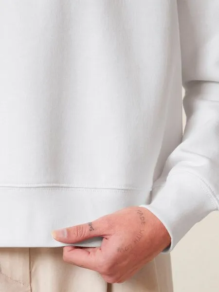 Human Family Human Family Bio Damen-Hoodie „Relax – Simple Beauty“, White, – Produktbild 3 von 4