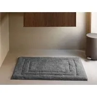 Yumeko Badematte Deluxe 60x100 cm "Yumeko" aus Bio-Baumwolle, Dark grey, – Produktbild 1 von 1