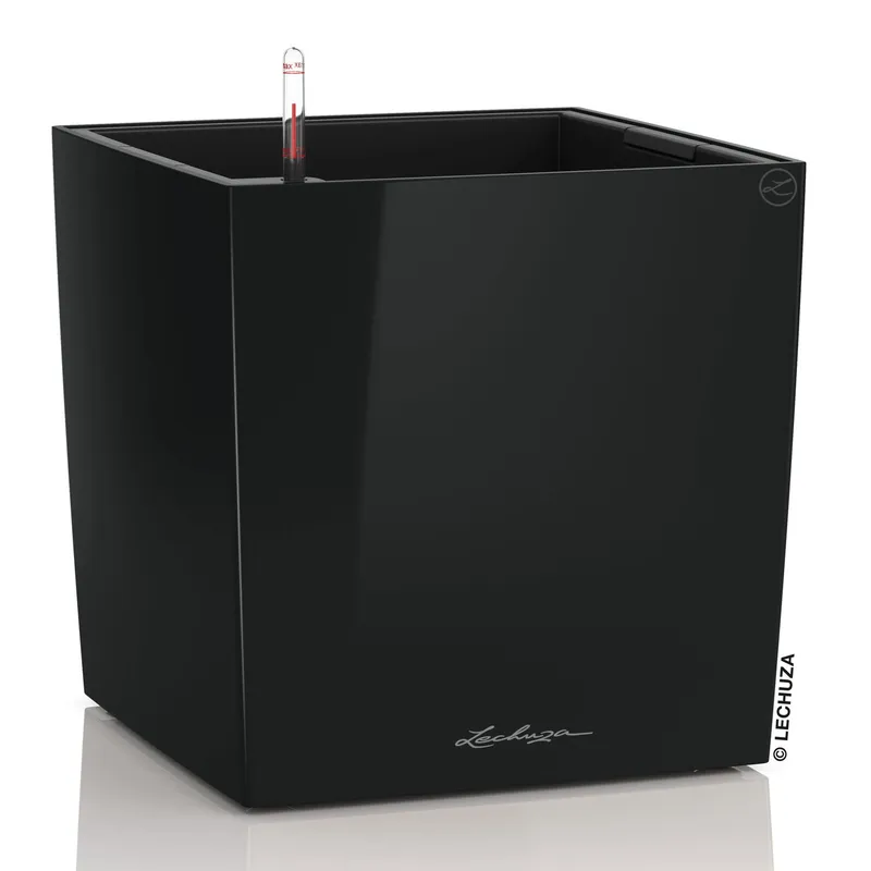 Lechuza® Lechuza® 'Cube 40', schwarz, ca. 39 x 39 x H 40 cm, Schwarz, – Produktbild 1 von 1
