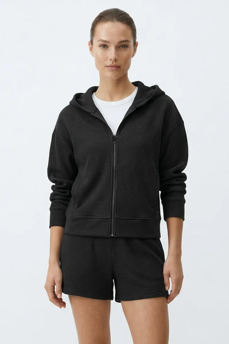 ORGANICATION ORGANICATION Damen vegan Hoodie Jennifer Schwarz, Schwarz, – Produktbild 2 von 2