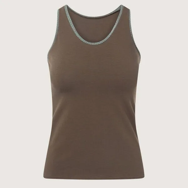 Frija Omina Frija Omina Bio Tanktop Unterhemd, Forest (grün), – Produktbild 1 von 3