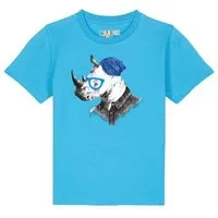 watabout kids watabout.kids T-Shirt Kinder Nashorn, Aqua blue, – Produktbild 1 von 1