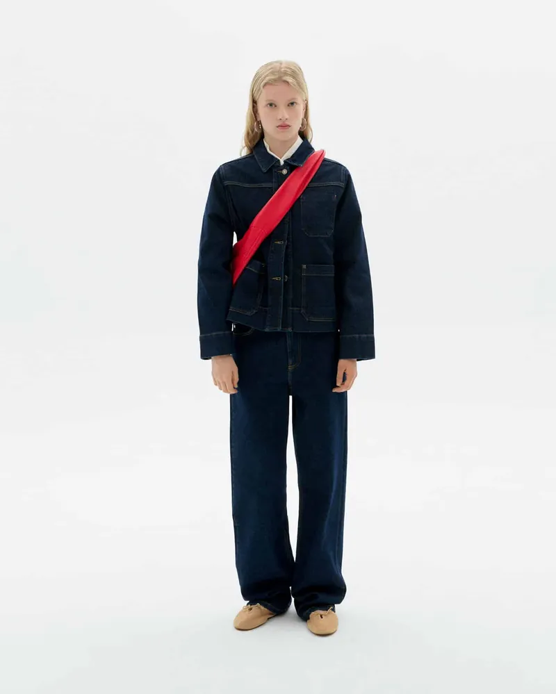 thinking mu Thinking MU Damen vegan Jeans Theresa Dark Denim, Extra dunkelblau, – Produktbild 1 von 2