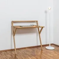kleiderleiter kleiderleiter Design Schreibtisch für Home Office aus Massivholz Eiche – Produktbild 1 von 1