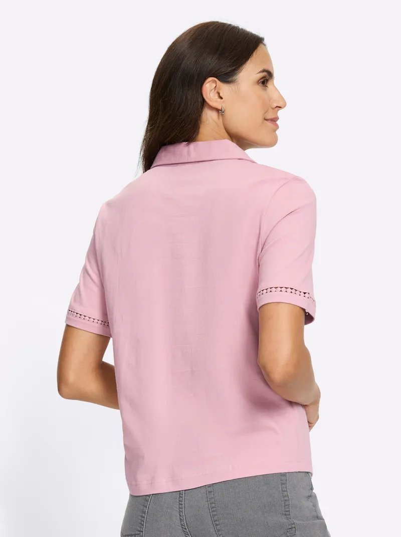 Witt Poloshirt mauve, Mauve, – Produktbild 2 von 2