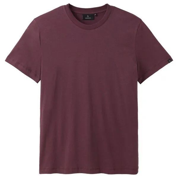 recolution recolution T-Shirt AGAVE, Dark plum, – Produktbild 1 von 4