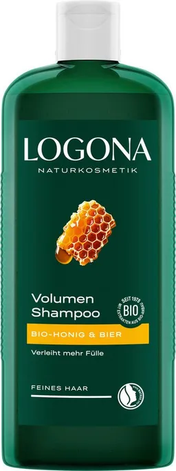 LOGONA LOGONA Haarshampoo VOLUMEN SHAMPOO BIO-HONIG & BIER, für feines Haar, volumenverstärkend – Produktbild 1 von 1
