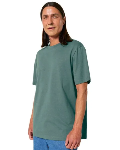 YTWOO YTWOO Nachhaltiges schweres Unisex T-Shirt, Grün, – Produktbild 4 von 4