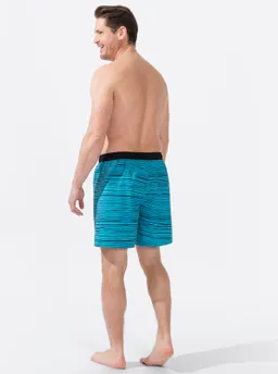 feel good Badeshorts türkis-gestreift – Produktbild 1 von 1