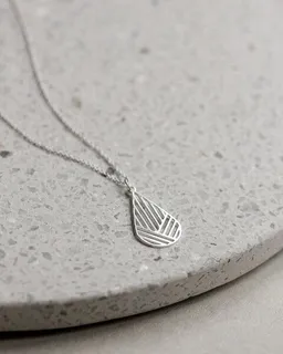 lille mus lille mus Kette 'Tropfen' 925 Silber – Produktbild 1 von 1