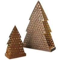 Mitienda Shop Mitienda Shop Teelichthalter Tannenbaum aus Recyccling Metall - Weihnachtsdeko – Produktbild 1 von 1