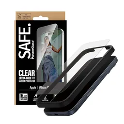 PanzerGlass Schutzfolie PanzerGlass Safe. Ultra-Wide Fit EasyAligner für Apple iPhone 17 Pro, gehärtetes Glas, Full Glue. – Produktbild 1 von 1