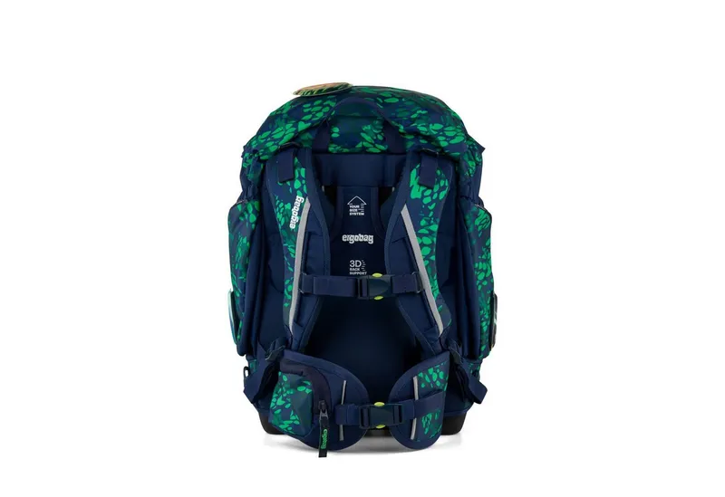 Ergobag Ergobag Schulranzen Schulranzen-Set PACK DrachenbezwingBär 6-teilig (6-teilig), ergonomisch, höhenverstellbar, Your-Size-System, Grün, – Produktbild 4 von 5