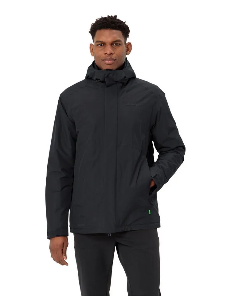 Vaude Vaude Outdoorjacke Men's Rosemoor Padded Jacket II (1-St) wetterfester Wintermantel, gefüttert, Schwarz, – Produktbild 3 von 4
