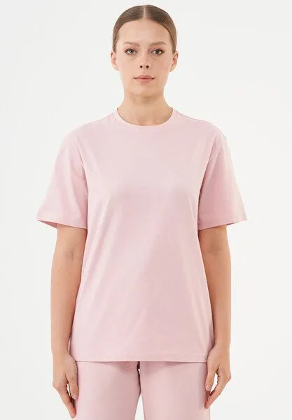 ORGANICATION ORGANICATION ESSENTIALS-TILLO-Unisex Basic T-Shirt aus Bio-Baumwolle, Dusty pink, – Produktbild 1 von 4