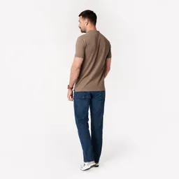 SKOT SKOT Herren vegan Polohemd Walnussbraun – Produktbild 1 von 1