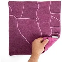 nahtur design nahtur-design Dekokissen "zero-waste" aus kuscheliger Schurwolle | Unikate, Gretchen, – Produktbild 1 von 1