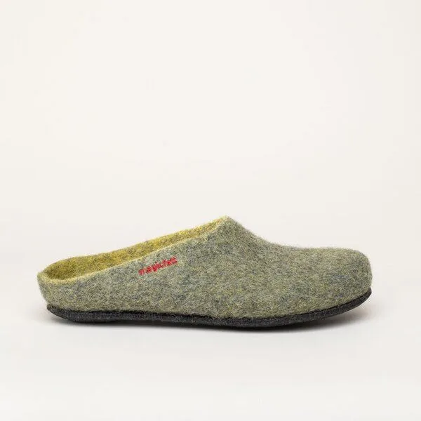 Magicfelt Magicfelt Filz-Hausschuh 709 aus 100% Merino-Wolle für Damen & Herren, Gelb, – Produktbild 5 von 6