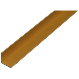 Alberts ALBERTS Winkelprofil, gleichsch., Alu gold elox., LxBxHxS 1000 x 10 x 10 x 2 mm – Produktbild 1 von 1