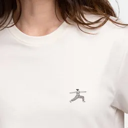 Natural Vibes Natural Vibes T-Shirt Yoga Bio GOTS | Bio T-Shirt | Weißes T-Shirt (Naturweiß) | Damen T-Shirt | – Produktbild 1 von 1